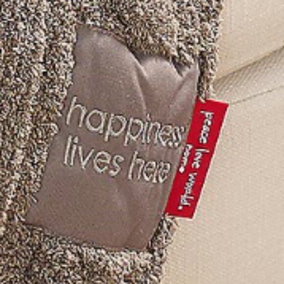 Peace Love World 70x60 Pom Pom Cable Knit Blanket 16295 - Picture 2 of 2